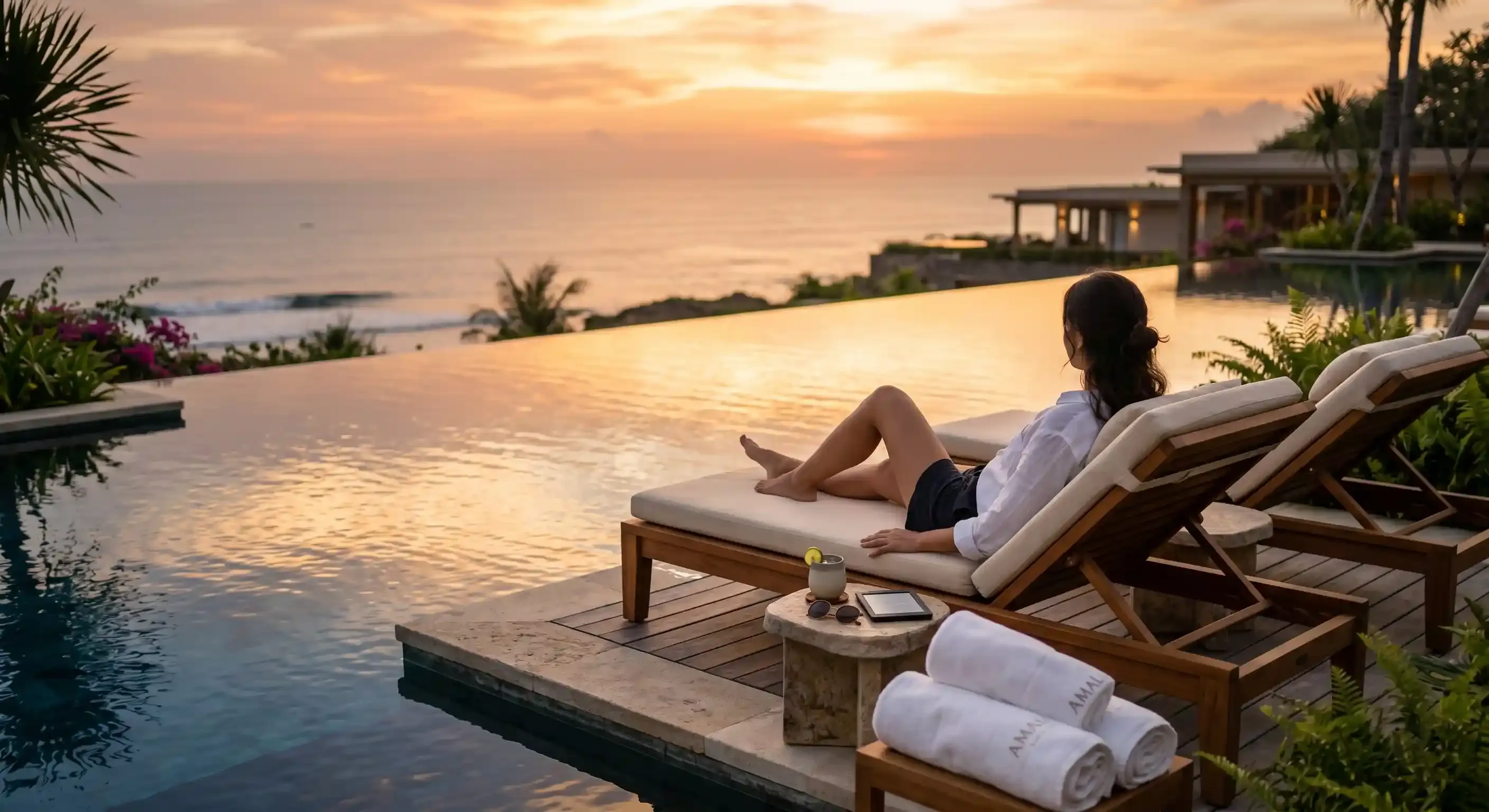 Infinity Pool Pantai Barat Hotel